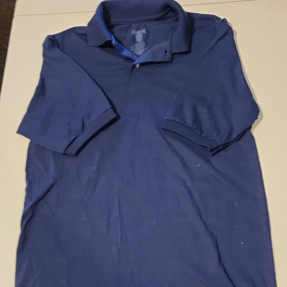 Jerzees Navy Polo Shirt
